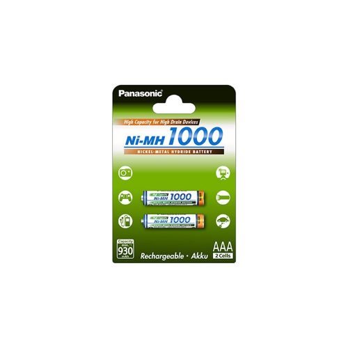 Panasonic  BK-4HGAE/2BE AAA/mikro 1000mAh Ni-MH akkumulátor