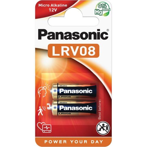 Panasonic LRV08L/2BP LRV08 12V alkáli elem 2 db/csomag