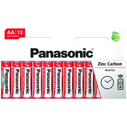 Panasonic RedZinc R6RZ/12HH AA/ceruza cink-mangán tartós elem 12 db/csomag