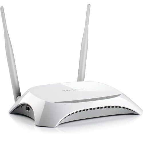 TP-Link WiFi 3G/4G router TL-MR3420, beltéri, asztali, 2.4 GHz, 802.11a/b/g/n/ac, 300 Mbps